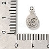 201 Stainless Steel Pendants STAS-R136-01P-04-3