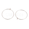 Ion Plating(IP) 316L Surgical Stainless Steel Hoop Earring Findings STAS-G130-03RG-30MM-2