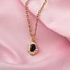 5Pcs Brass Micro Pave Cubic Zirconia Charms ZIRC-SZ0002-15B-5