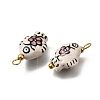 Handmade Porcelain Pendants PR-CBA0027-06G-02-2