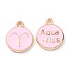Alloy Enamel Pendants ENAM-S124-01B-09-3