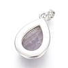 Natural Amethyst Pendants G-L512-C19-3
