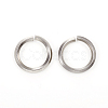 Tarnish Resistant 304 Stainless Steel Open Jump Rings STAS-G224-22P-06-2