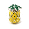925 Sterling Silver Enamel European Beads STER-Z013-07P-06-1