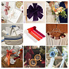 4 Rolls 4 Colors Frayed Polyester Ribbon OCOR-TA0002-87D-9