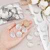 SUNNYCLUE Brass Finger Ring/Brooch Sieve Findings KK-SC0002-65-3