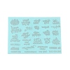 Brass Self-Adhesive Picture Stickers DIY-C059-01A-4