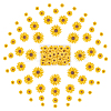 100Pcs 4 Styles Flatback Hair & Costume Accessories Ornaments Resin Flower Daisy Cabochons CRES-NB0001-37A-1