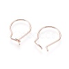 304 Stainless Steel Hoop Earrings Findings LS-STAS-H436-02RG-2