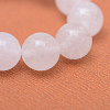 Round Natural White Jade Bead Strands X-G-R345-4mm-06-4