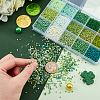 PandaHall Elite 12000Pcs 15 Style 12/0 Opaque Glass Seed Beads SEED-PH0001-61-3