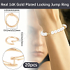 20Pcs Brass Open Jump Rings KK-BBC0023-10E-2