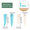 24Pcs 2 Colors Synthetic Turquoise Pendants G-AR0004-74-2