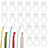 30Pcs Acrylic Thread Winding Boards AJEW-GA0008-06D-1