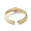304 Stainless Steel Open Cuff Ring Findings STAS-P334-06G-3