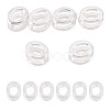 6Pcs 925 Sterling Silver Hollow Initial Beads STER-TA0001-53O-1