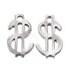 Non-Tarnish 201 Stainless Steel Charms STAS-F255-038P-2