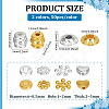 600Pcs 12 Styles Alloy Beads FIND-PH0028-83-2
