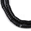 Baking Paint Electroplated Synthetic Non-magnetic Hematite Beads Strands G-H072-L01-01-3
