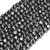 Synthetic Terahertz Stone Beads Strands G-K395-A13-01-2
