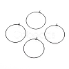 316L Surgical Stainless Steel Hoop Earring Findings X-STAS-D164-01B-1