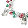 Colorful Glass Beaded Stretch Bracelet BJEW-JB09497-2