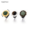 Adjustable Alloy & Iron Bezel Cup Ring Base with Rotatable Tray MAK-T012-01G-5