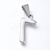 Non-Tarnish 304 Stainless Steel Pendants STAS-L210-05F-P-2