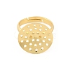 Brass Adjustable Sieve Ring Bases KK-A272-02A-G-2
