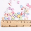 Craft Style Colorful Acrylic Beads X-MACR-Q153-M023-4