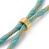 Nylon Cord Silder Bracelets MAK-C003-03G-08-2