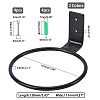 Metal Wall Mounted Bracket Planter Hook Flower Pot Ring For Indoors Balcony  Ring Holder Flower Planter AJEW-GA0001-86-2