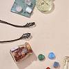 Braided Waxed Cotton Thread Cords Macrame Pouch Necklace Making AJEW-SW00017-7
