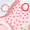 250Pcs Glass Round Beads GLAA-SP0001-49A-3