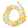 Electroplate Glass Beads Strands EGLA-D018-02D-2