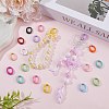 26Pcs 13 Colors Spray Painted Alloy Spring Gate Rings FIND-SC0011-85-4
