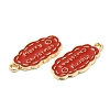 Christmas Alloy Enamel Pendants FIND-C037-02B-G-2
