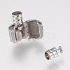 Brass European Clip Clasps KK-G314-03P-2