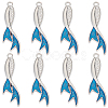 10Pcs Alloy Rhinestone Pendants FIND-SC0007-77-1