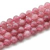 Natural Quartz Beads Strands G-N355-8mm-70-1