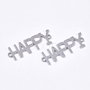 Non-Tarnish 201 Stainless Steel Links connectors LS-STAS-N091-30P-1
