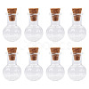 10Pcs Clear Glass Wishing Bottles AJEW-TA0002-85B-3