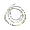 Transparent Gradient Color Glass Beads Strands X1-GLAA-H021-01B-11-4