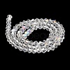 Transparent Electroplate Glass Beads Strands GLAA-F029-2mm-A13-2