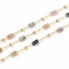 Natural Moss Agate Handmade Beaded Chains CHC-K008-C01-3
