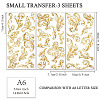 3 Sheets 3 Styles PVC Waterproof Decorative Stickers DIY-WH0404-357-2