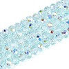 Transparent Glass Beads Strands EGLA-N016-4mm-01-1
