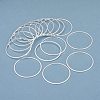 Brass Linking Rings KK-Y003-03J-S-3
