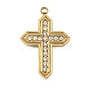 304 Stainless Steel Rhinestone Pendants LS-STAS-P430-01A-G01-1