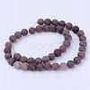 Natural Purple Aventurine Beads Strands G-Q462-10mm-15-2